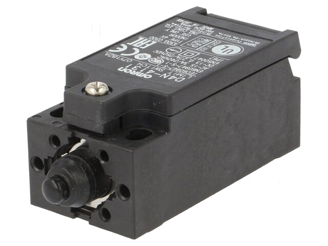 Eindschakelaar; pin Ø6mm; NO + NC; 10A; max.240VAC; max.250VDC Eindschakelaar; pin Ø6mm; NO + NC; 10A; max.240VAC; max.250VDC